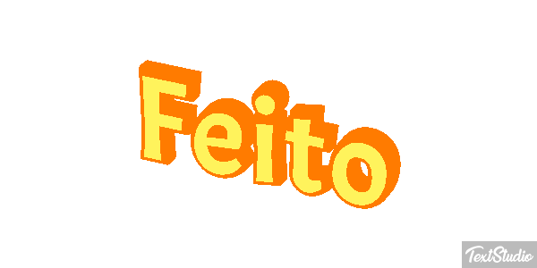 Feito Efeito do texto