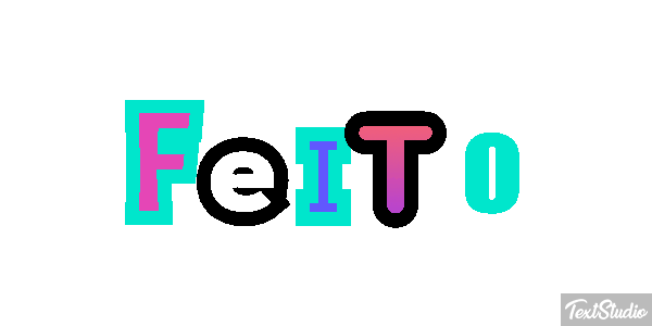 Feito Efeito do texto