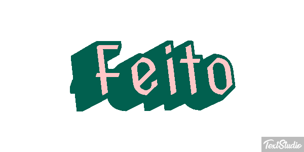 Feito Efeito do texto