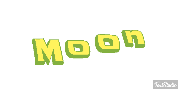 Moon Effetto testo
