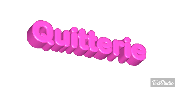 Quitterie Text effect