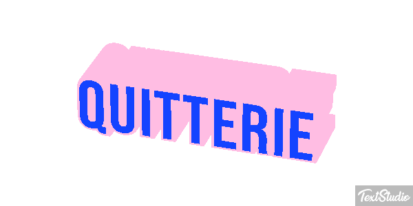 Quitterie Text effect