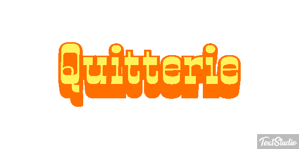 Quitterie Text effect