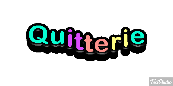 Quitterie Text effect