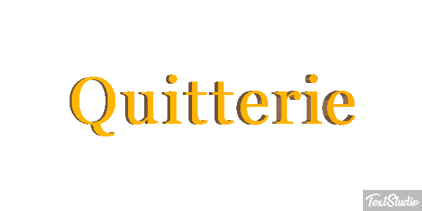 Quitterie Text effect