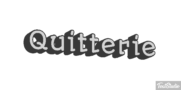 Quitterie Text effect