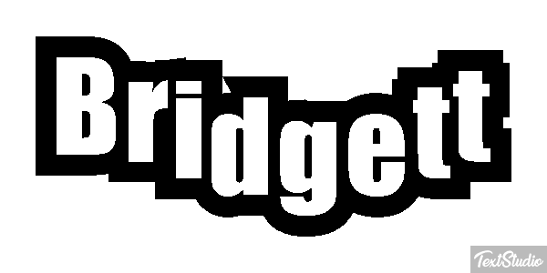 Bridgett Text effect