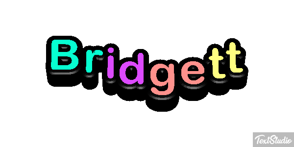 Bridgett Text effect