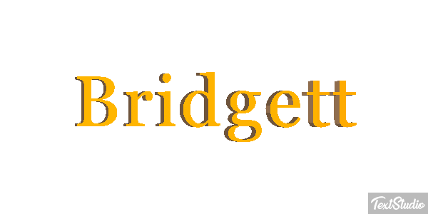Bridgett Text effect