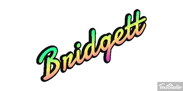 Bridgett Text effect