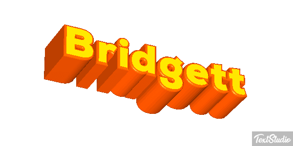 Bridgett Text effect