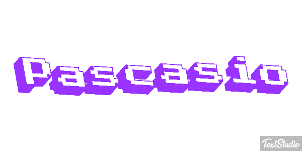 Pascasio Efecto de texto