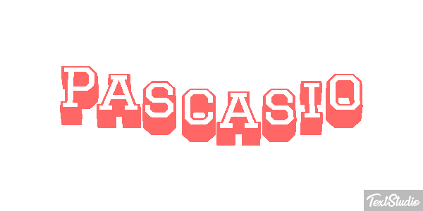 Pascasio Efecto de texto