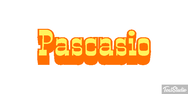 Pascasio Efecto de texto