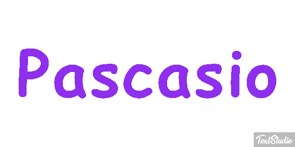 Pascasio Efecto de texto