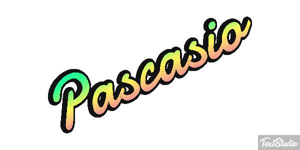 Pascasio Efecto de texto