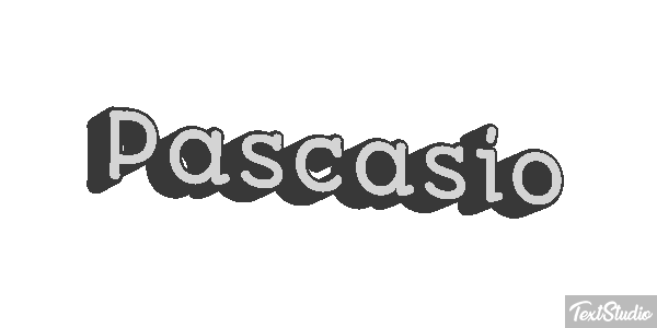 Pascasio Efecto de texto