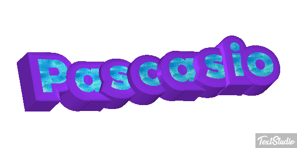 Pascasio Efecto de texto