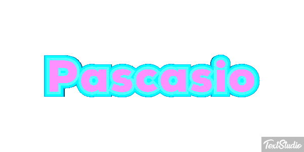 Pascasio Efecto de texto