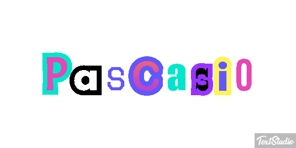 Pascasio Efecto de texto