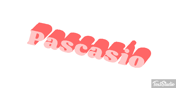 Pascasio Efecto de texto