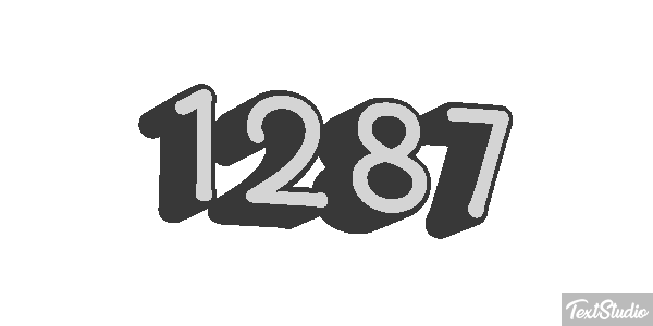 1287 Tekst effect