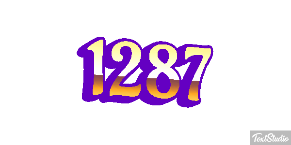 1287 Tekst effect