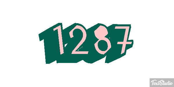 1287 Tekst effect