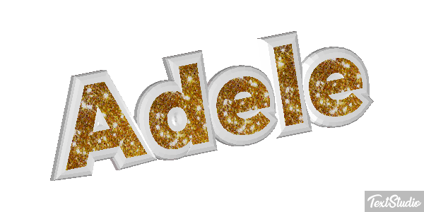 Adèle Text effect