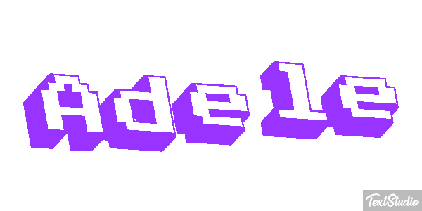 Adèle Text effect