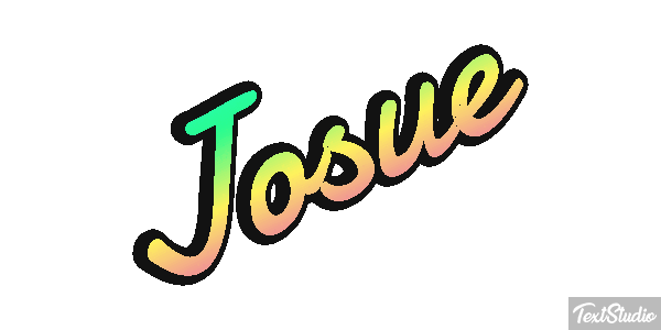 Josue テキスト効果