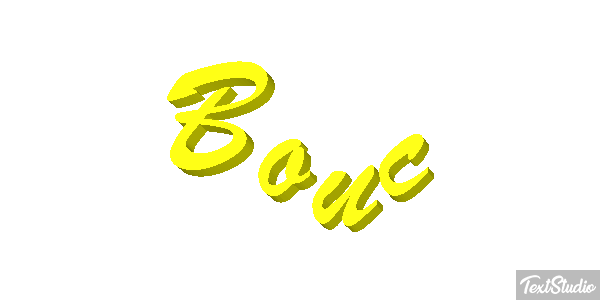 Bouc Efeito do texto