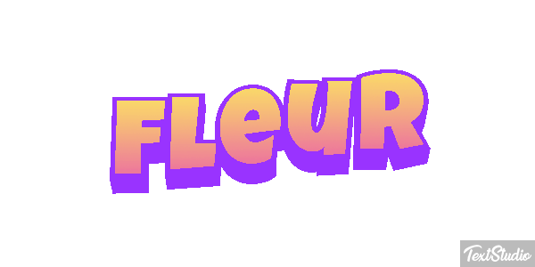 Fleur Efeito do texto