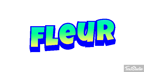 Fleur Efeito do texto