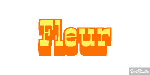 Fleur Efeito do texto
