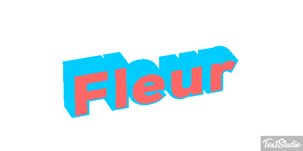 Fleur Efeito do texto