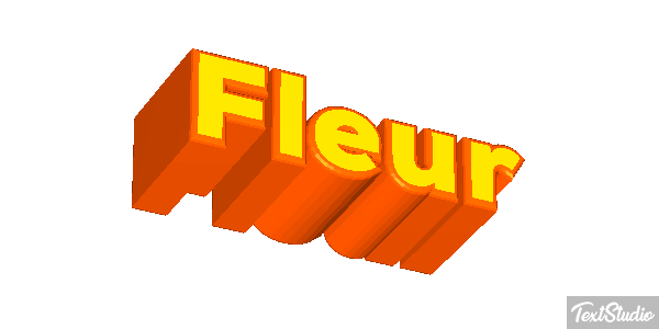 Fleur Efeito do texto