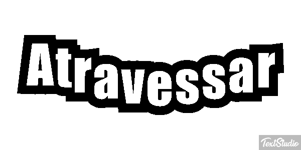 Atravessar テキスト効果