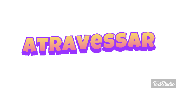 Atravessar テキスト効果
