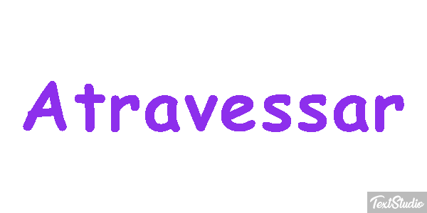 Atravessar テキスト効果
