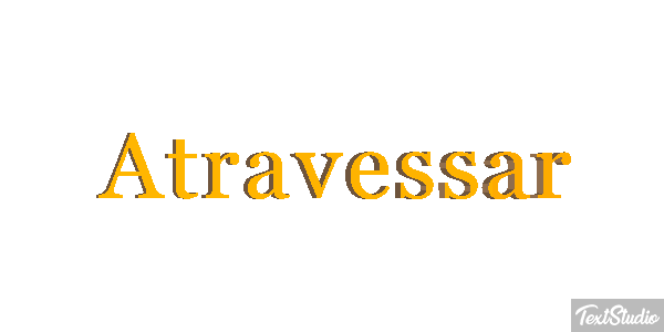 Atravessar テキスト効果