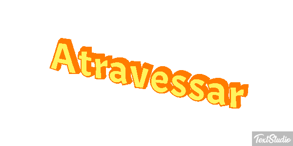 Atravessar テキスト効果
