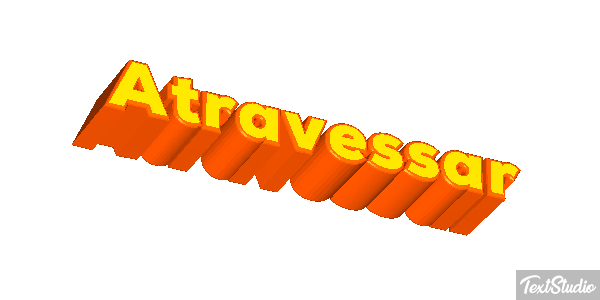 Atravessar テキスト効果