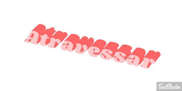 Atravessar テキスト効果