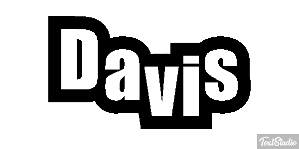 Davis Text effect