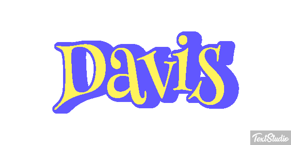 Davis Text effect
