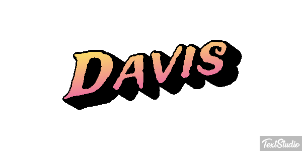 Davis Text effect