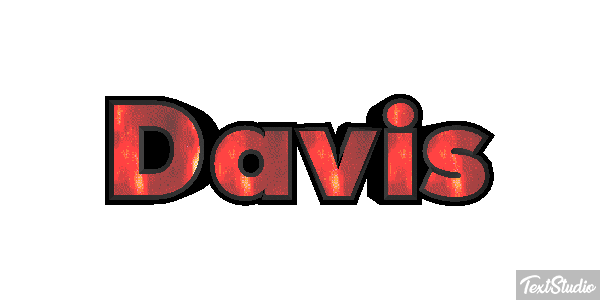 Davis Text effect