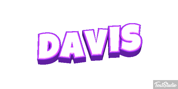 Davis Text effect