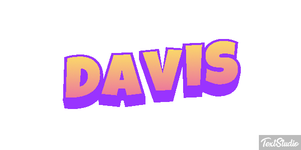 Davis Text effect